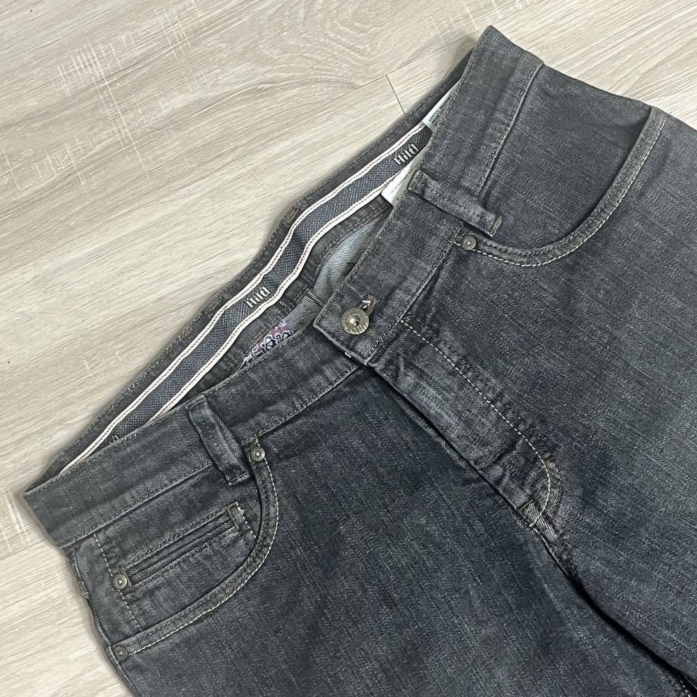 Hiltl Jeans Mens 33x30 Charcoal Black Cotton Denim Straight Leg‎ Jeans
